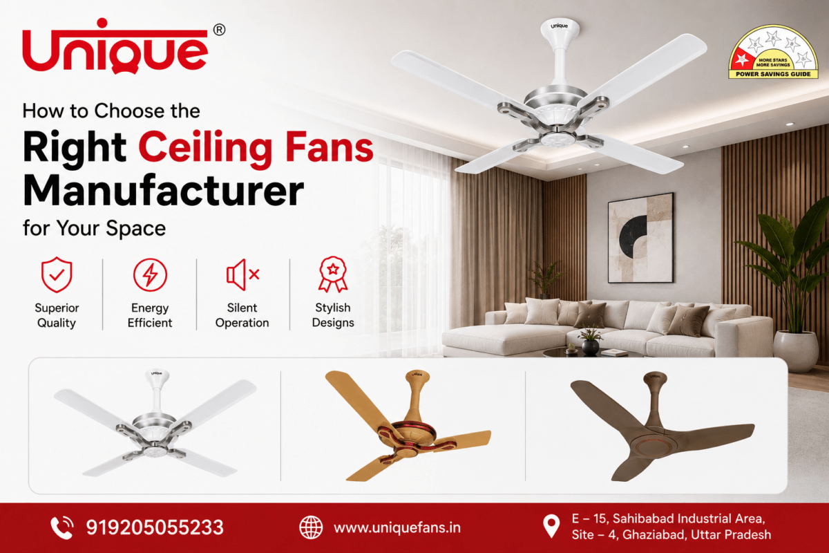 Ceiling Fans Manufacturer